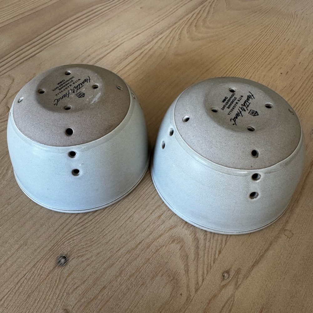Set of Two Hearth and Hand Magnolia Mini Berry Fruit Stoneware Bowls - Picture 8 of 8
